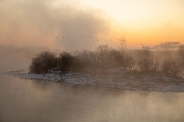 Obraz premium 일출 sunrise