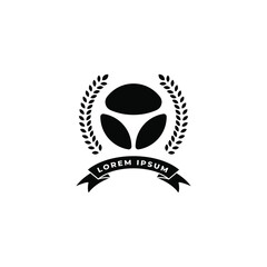 luxury abstract black dice logo concept. Vector illustration