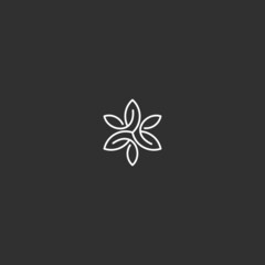 abstract flower vector