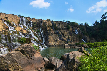 Fototapeta na wymiar The View Around Datanla Waterfall in Da Lat Vietnam.