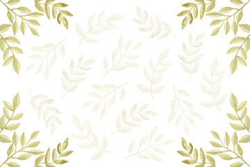 Beautiful Background With Leaves