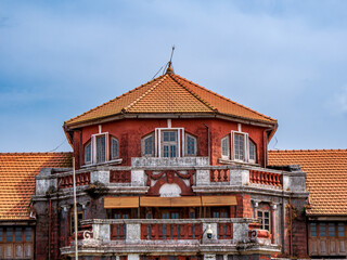 Fototapeta na wymiar Thibaw palace, one of the tourist attraction in Ratnagiri