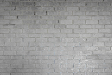 Abstract old white brick wall texture background in modern fashion style. Home or office design backdrop pattern.