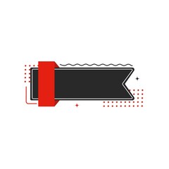 Icon sticker design logo stock 3d illustration 