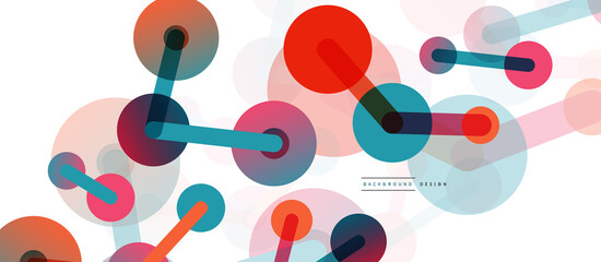 Network concept abstract background. Dots connection. Big data idea. Business template for wallpaper, banner, background or landing