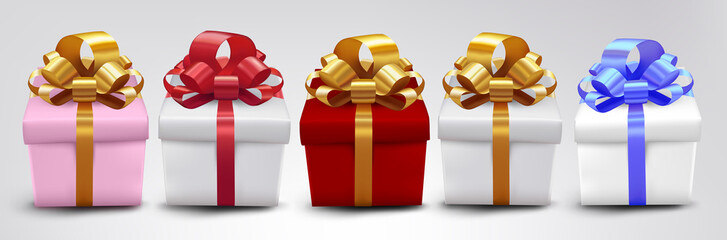 Set of gift box for  celebration