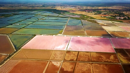 Salinas d'es trenc - soybean mining in Mallorca