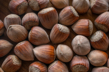 hazelnut background