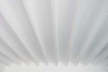 White Textured ceiling for background.
