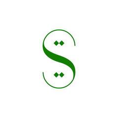 Letter S logo icon design template elements. modern minimalist arabic letter s logo design.