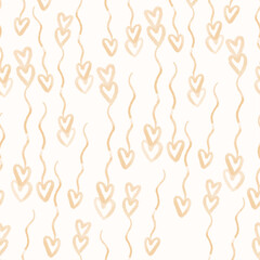 Fototapeta na wymiar seamless stripe valentine day pattern background with heart , valentine card