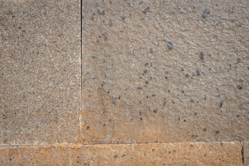 Texture and background of wall and stone on the front yard with the grow plan