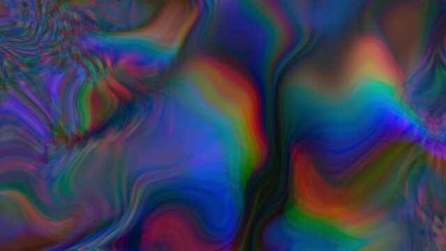 Abstract multicolored blur glowing liquid background