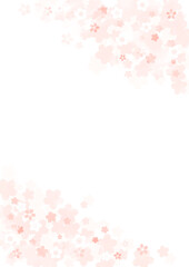 桜の背景素材 © AKO