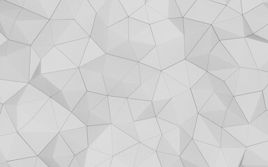 3d render, textured triangle shape white empty background