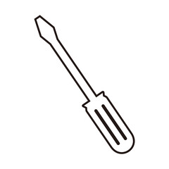 screwdriver icon vector symbol illustration sign