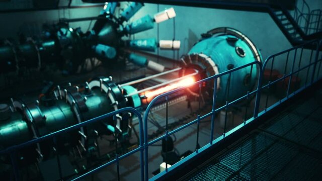 conceptual high tech power thermonuclear or nuclear reactor