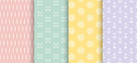 colorful simple background patterns, vector