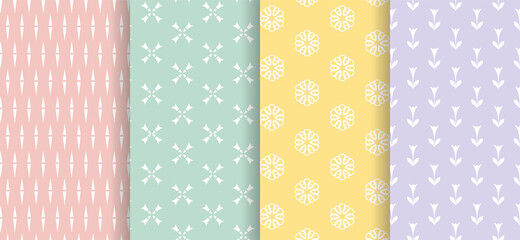 colorful simple background patterns, vector