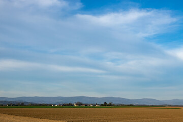 Obraz premium Cloud images with rain clouds and storm clouds in the landscape