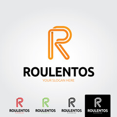 R Letter Logo Concept and Logotype