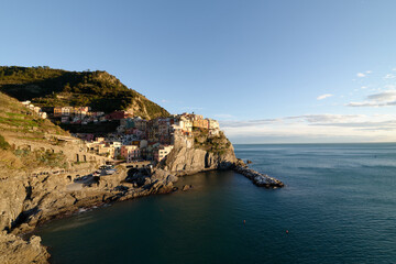 very nice view of manarola a nice village near la spezia