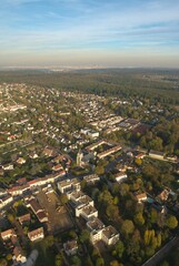 Obraz premium Saint Nom la Breteche vue du ciel