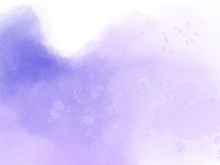 abstract trendy purple very peri watercolor background for design, editing, cover template with space for text, handcrafted violet wallpaper with drops and splashes, artwork in lilac lavender tones
