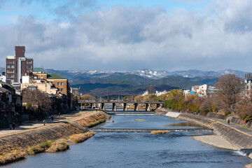 冬の鴨川