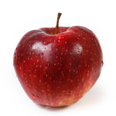 Red apple isolated on white