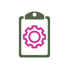 project management icon, management vector