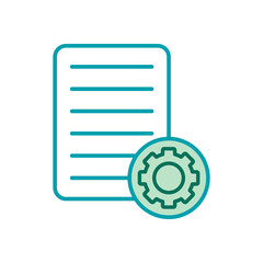 project management icon, management vector