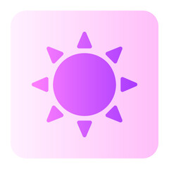 sun gradient icon