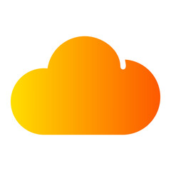 cloud gradient icon