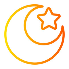 night mode gradient icon