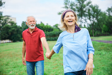 senior couple happy elderly love together retirement lifestyle smiling man woman mature fun