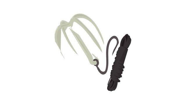 Spy equipment icon animation best cartoon object on white background