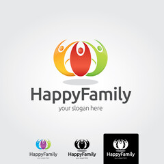 Social Network Team Partners Friends logo design 