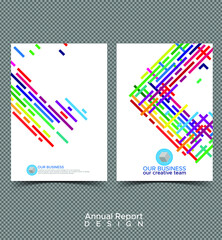 Annual report cover design