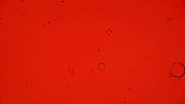 Oil bubbles in slow motion, gradient lighting, macro, texture for background