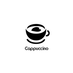 coffee cup icon, cappuccion
