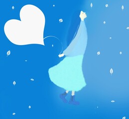 ハートのフレーム