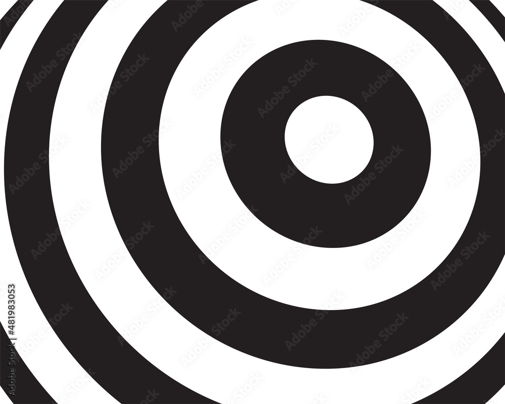 Poster black and white vector abstract pattern. art design geometric shape background. graphic visual disor