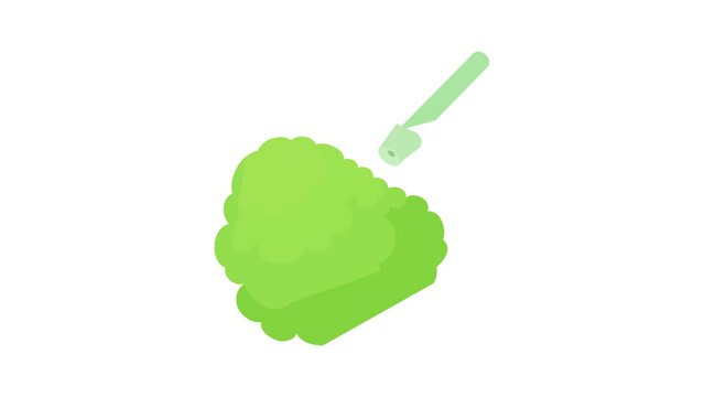 Disinfection icon animation best cartoon object on white background
