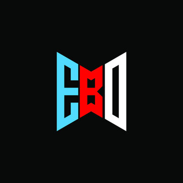 EBD letter logo creative design. EBD unique design