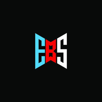 EBS letter logo creative design. EBS unique design