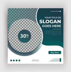 Fototapeta premium Corporate real estate and Creative house and property selling social media post design template or Promotional web banners for social media,