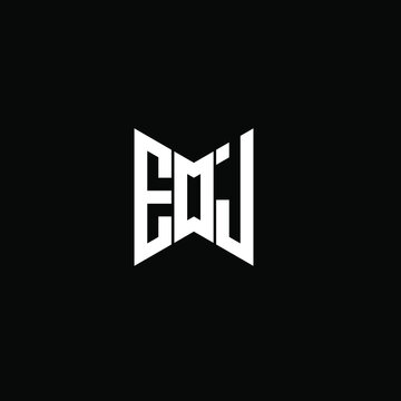 EDJ letter logo creative design. EDJ unique design, EOJ letter logo creative design. EOJ unique design