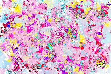 Colorful digital painting background 