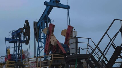 Oil production station in the north of the country